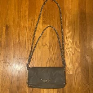 Gray leather Zadig & Voltaire